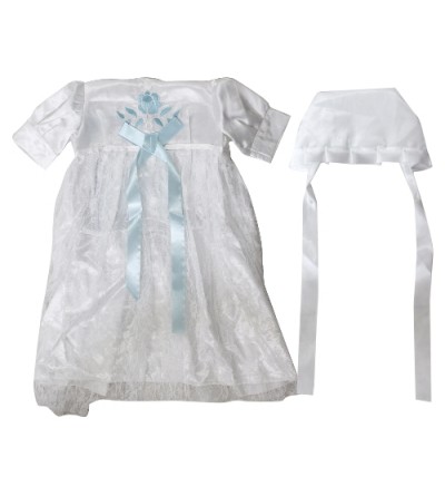 Robe tenue pour Brit Mila blanc / bleu