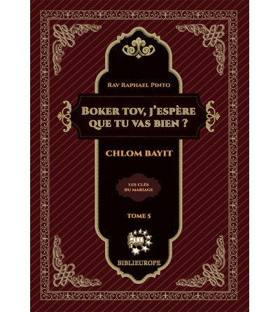 Boker Tov, j'espere que tu vas bien - Chlom Bayit